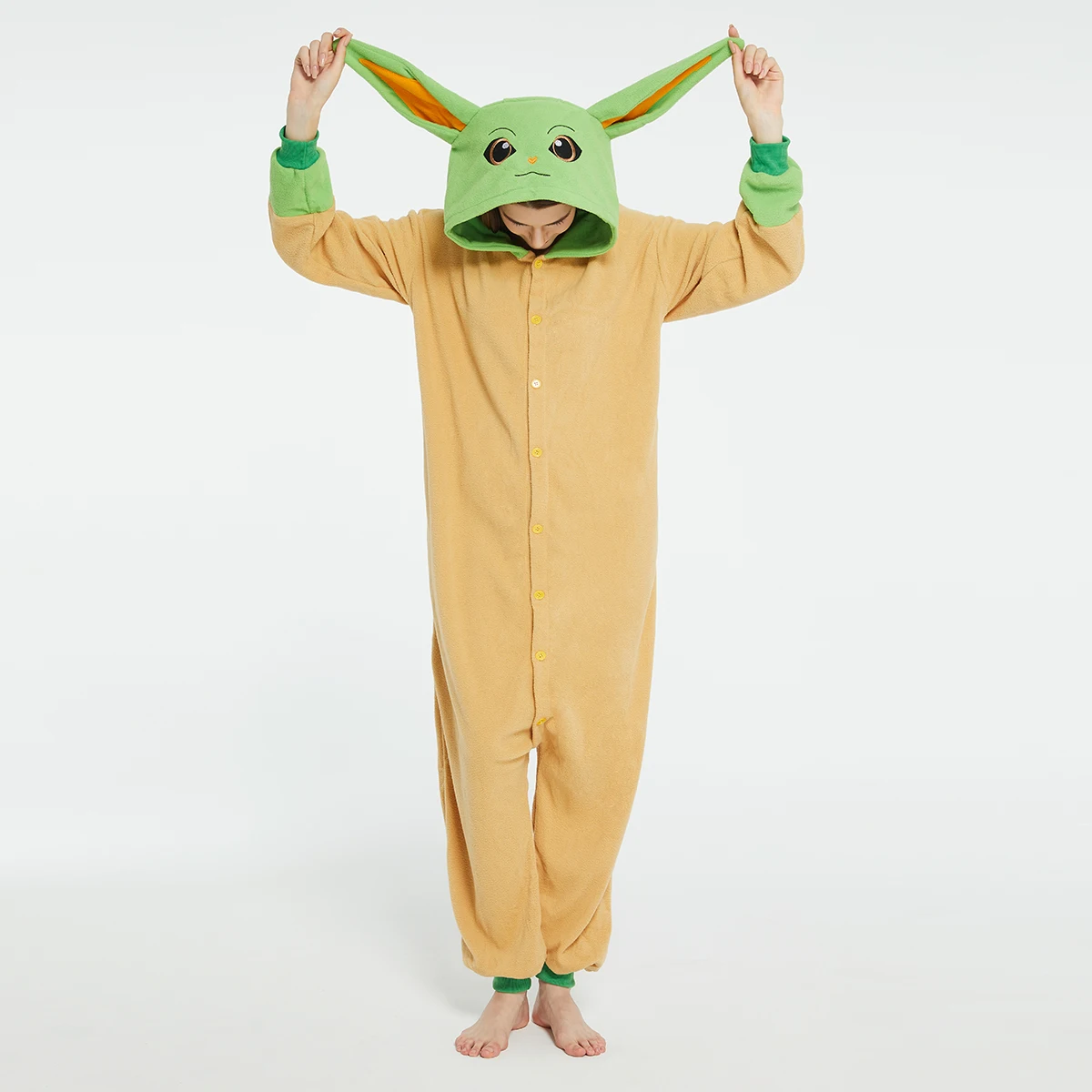 Baby Clothes - Erwachsene Yoda Baby Grogu Onesies Halloween