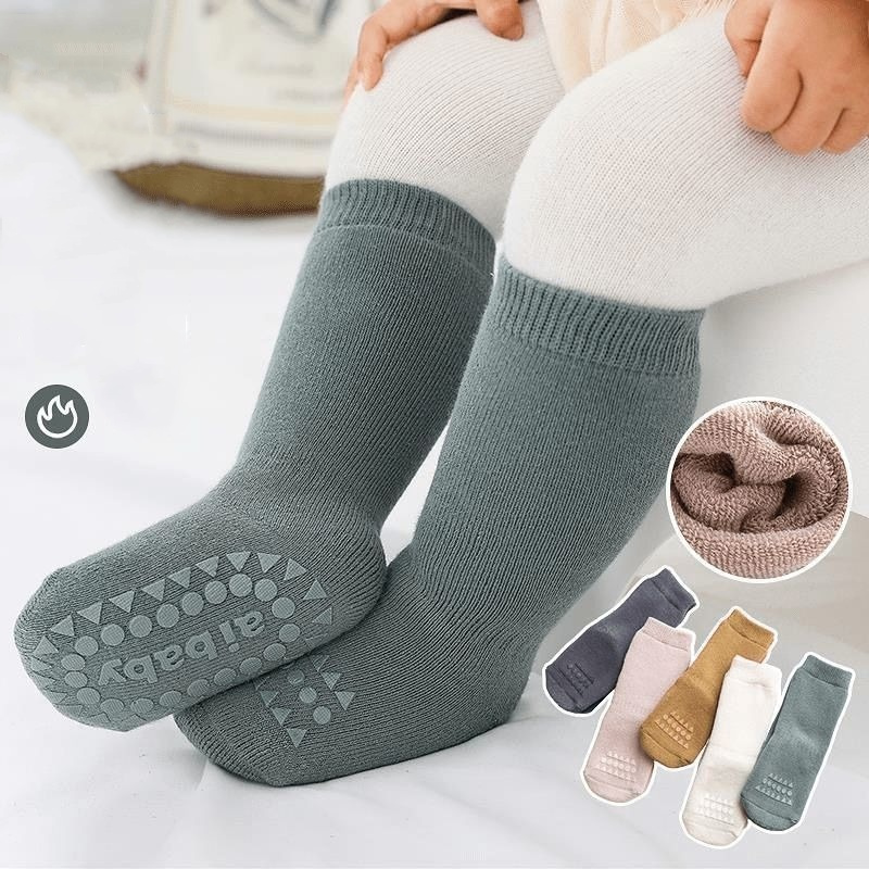Unisex Baby Socks Non Slip - Verdickte Kinder-Bodensocken für Kleinkinder, Babys, Jungen