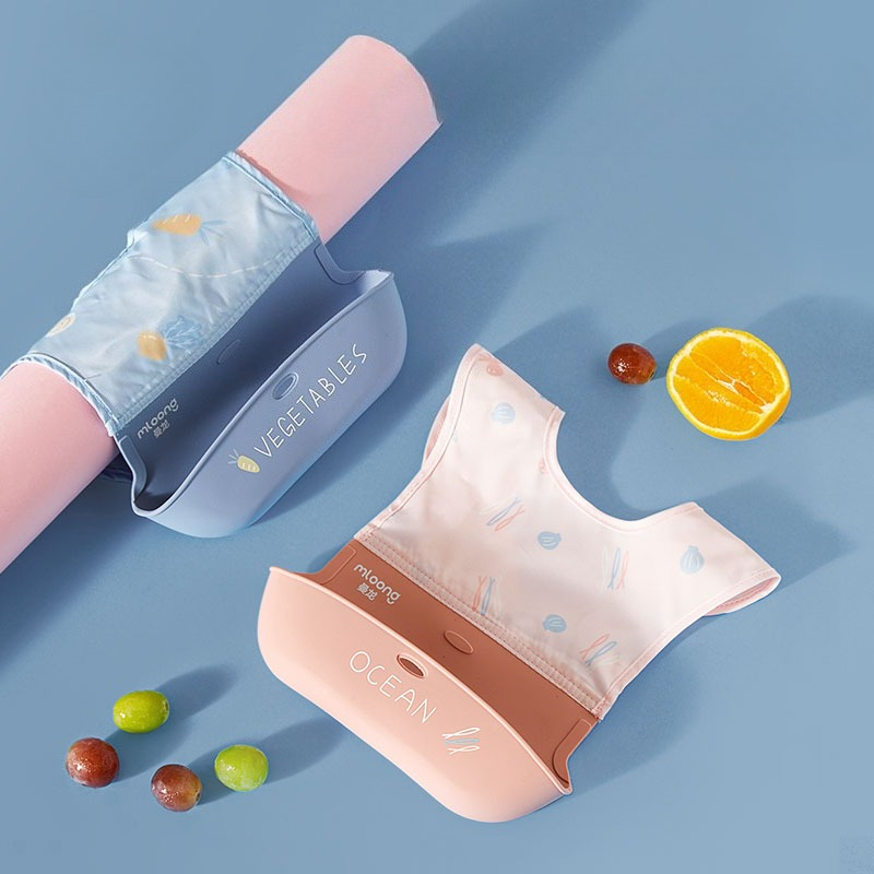 Waterproof Baby Bibs Silicone - Wasserdichte Lätzchen für Kinder, Baby-Lätzchen, weicher