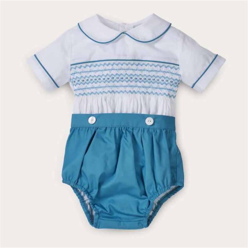 Baby Boy Suit Set Baptism - 0-6 Jahre Sommer Baby Junge Handbesticktes