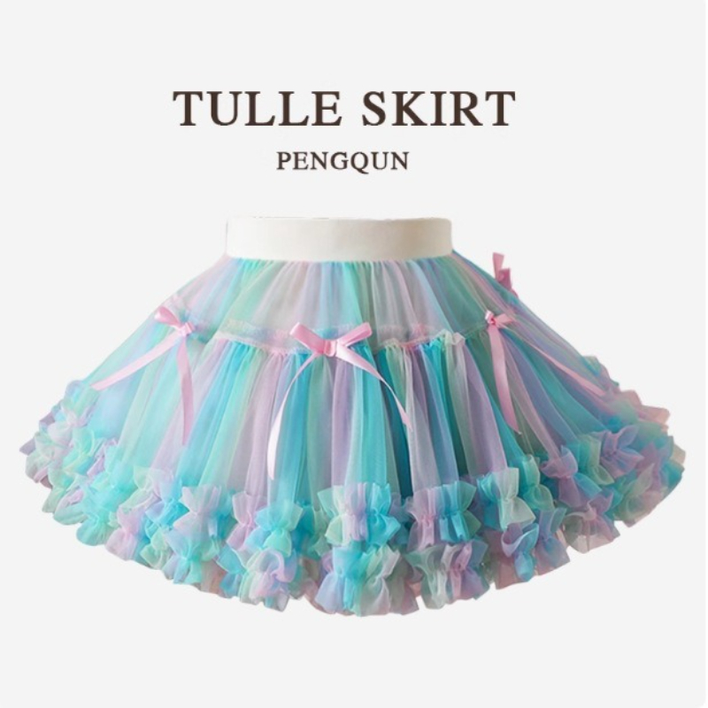 Toddler Girl Tulle Party Dress - 2026 Mädchenröcke Tutu-Kleid Sommer Kinder Prinzessin