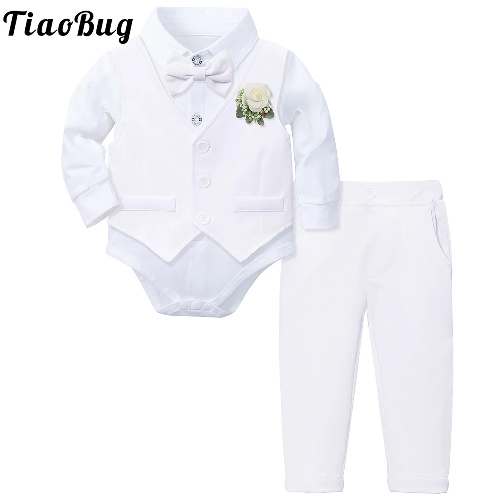Baby Boy Suit Set Baptism - Neugeborene Baby Jungen Taufe Kleidung Gentleman