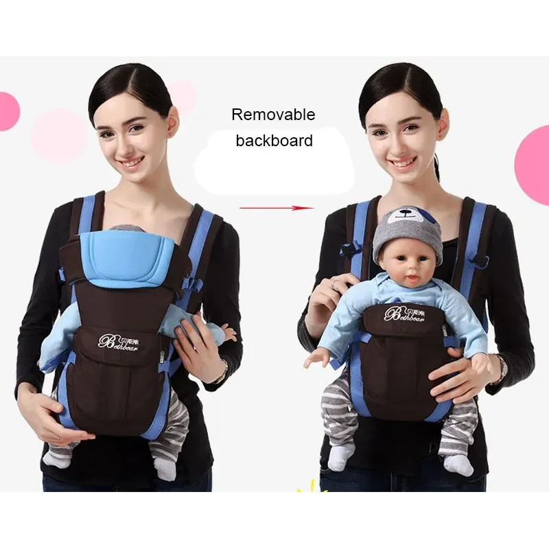 Ergonomic Baby Carrier Newborn To Toddler - Babytragetuch, 4-in-1 ergonomische Babyrucksackträger, leicht verstellbare