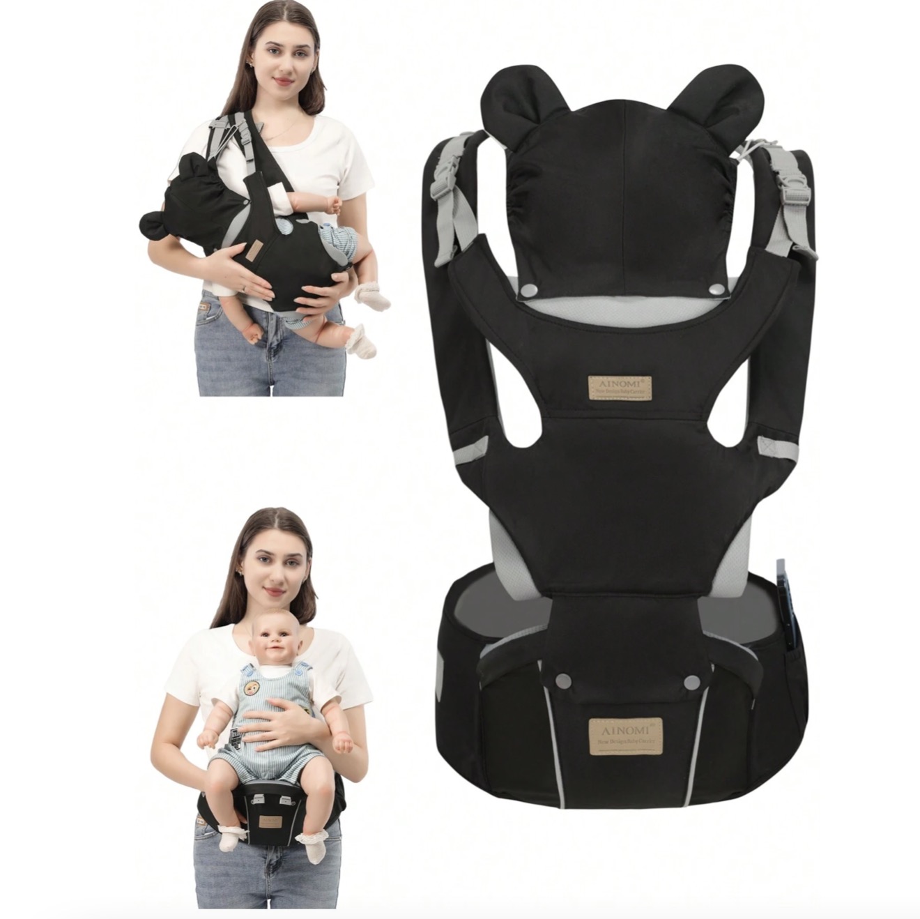 Babytrage, 6-in-1 Babytrage vo – Ergonomic Baby Carrier Newborn To Toddler Bewertung und Preis