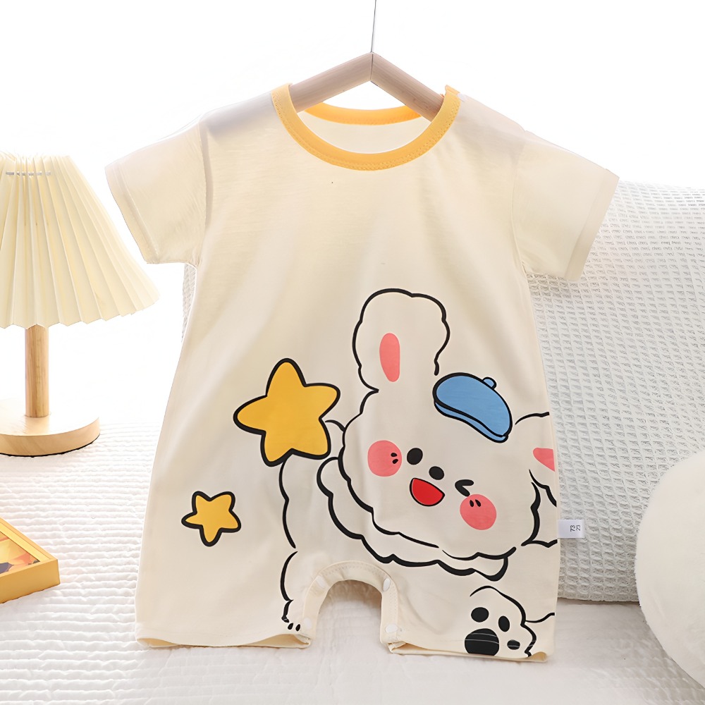 Sommerlicher bedruckter Baby-B – Baby Summer Linen Sleeveless Jumpsuit Bewertung und Preis