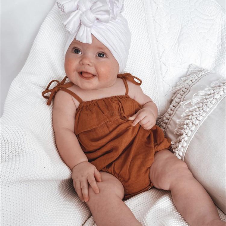 Sommer Baby Mädchen Kleidung R – Baby Summer Linen Sleeveless Jumpsuit Bewertung und Preis