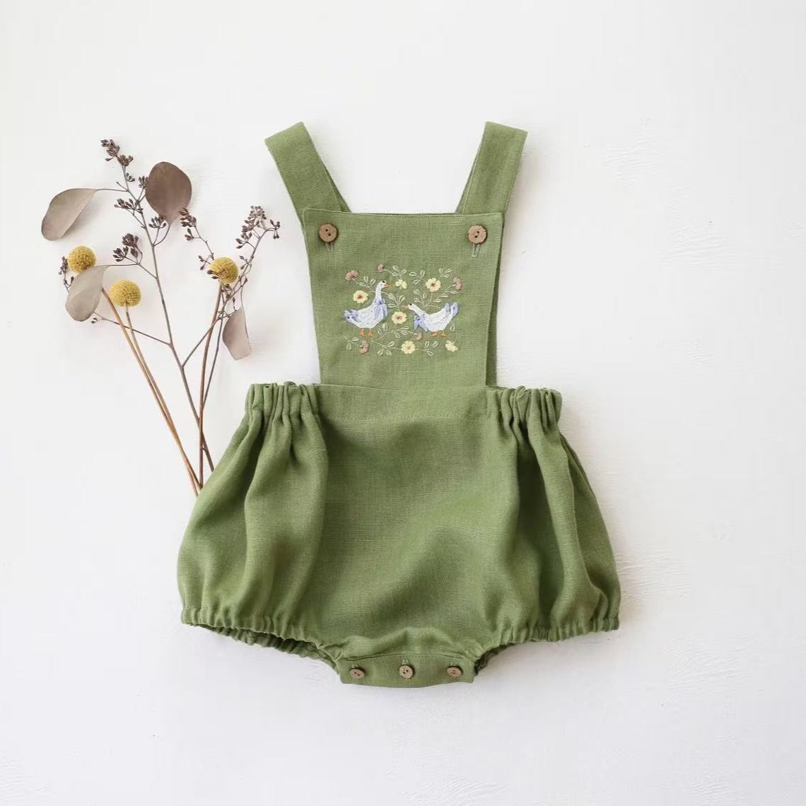 Ländlicher Stil 2026 Sommer Ne – Baby Summer Linen Sleeveless Jumpsuit Bewertung und Preis