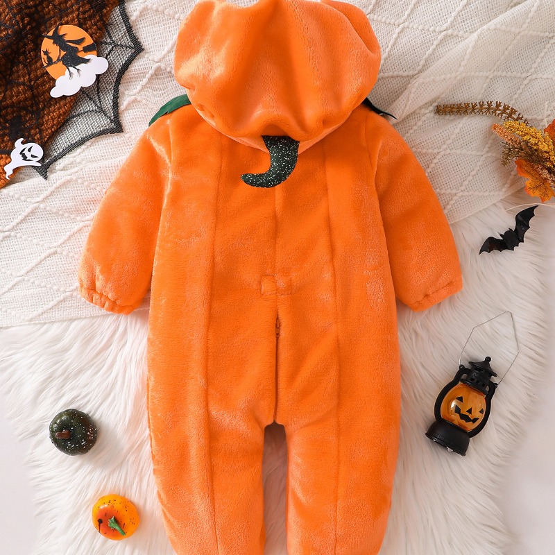 Neugeborenen-Baby-Kürbis-Stram – Cotton Baby Onesies Zipper Bewertung und Preis