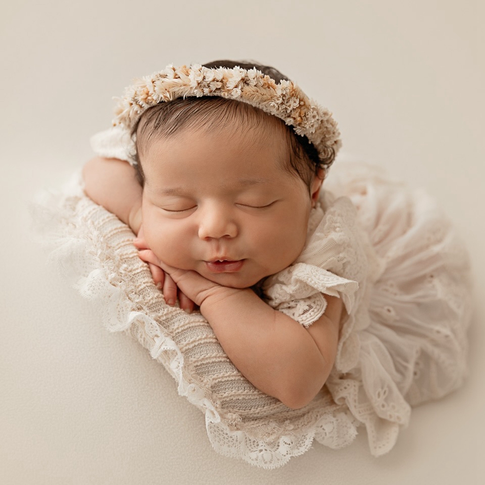 Professionelle Studio-Requisit – Newborn Baby Girl Romper Floral Bewertung und Preis
