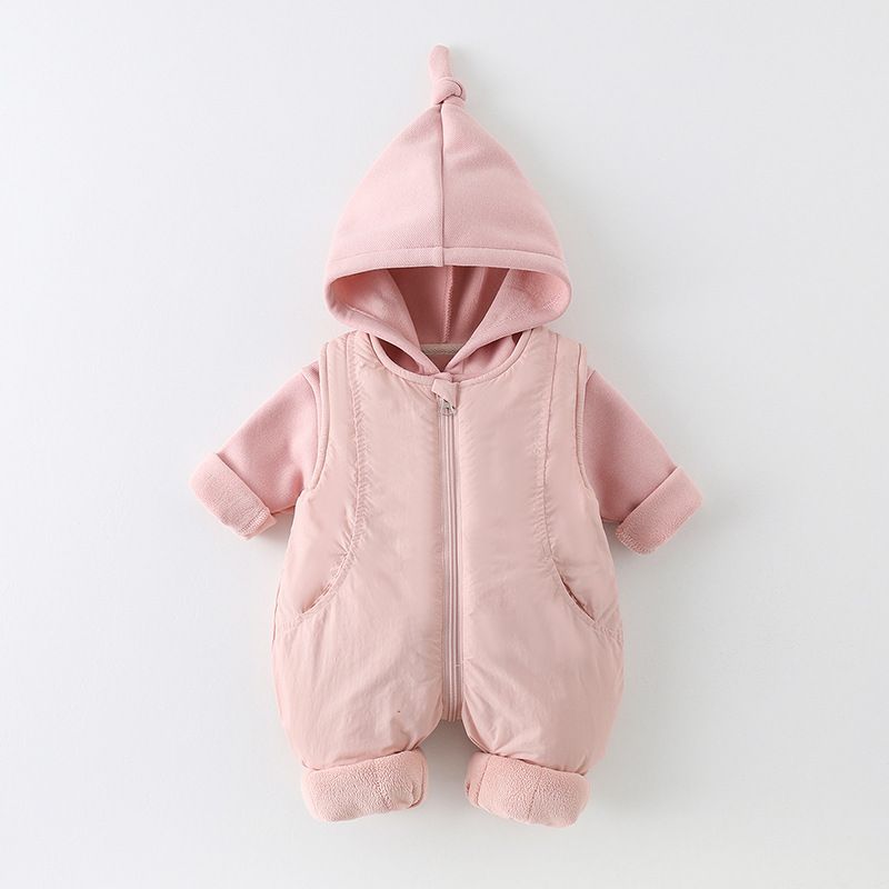 Winter Verdickte Baumwolle Bab – Cotton Baby Onesies Zipper Bewertung und Preis