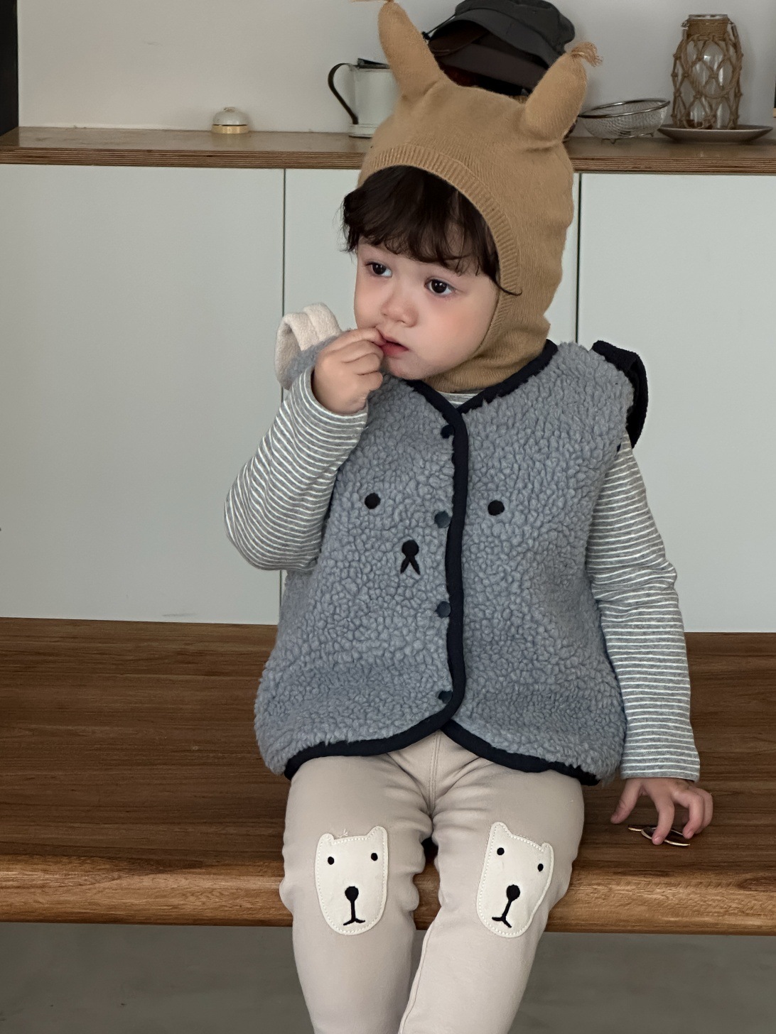 2023 Winter Neue Baby Ärmellos – Toddler Boy Winter Fleece Jacket Bewertung und Preis