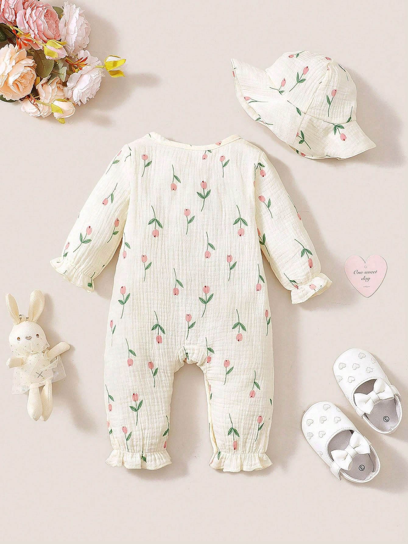 Frühlings- und Herbst-Strample – Newborn Baby Girl Romper Floral Bewertung und Preis