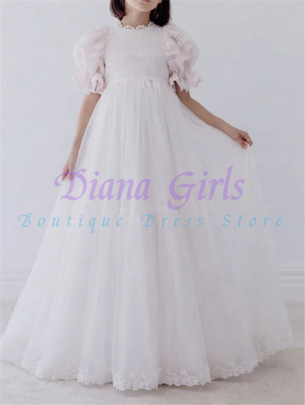 Hochwertiges, elegantes Blumen – Toddler Girl Tulle Party Dress Bewertung und Preis