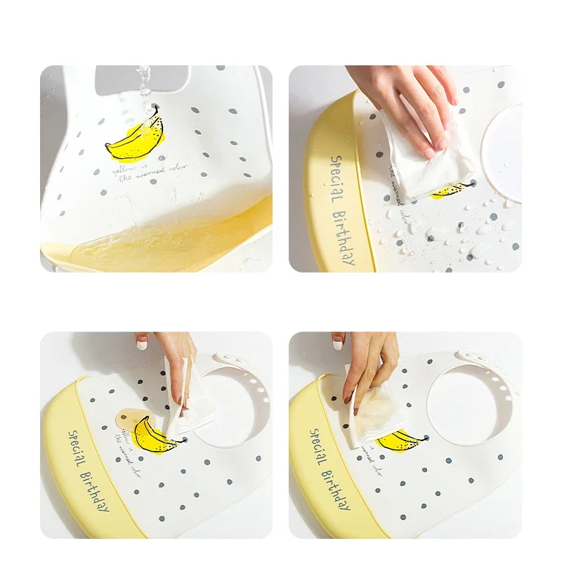 Wasserdichte Baby-Lätzchen, Ba – Waterproof Baby Bibs Silicone Bewertung und Preis