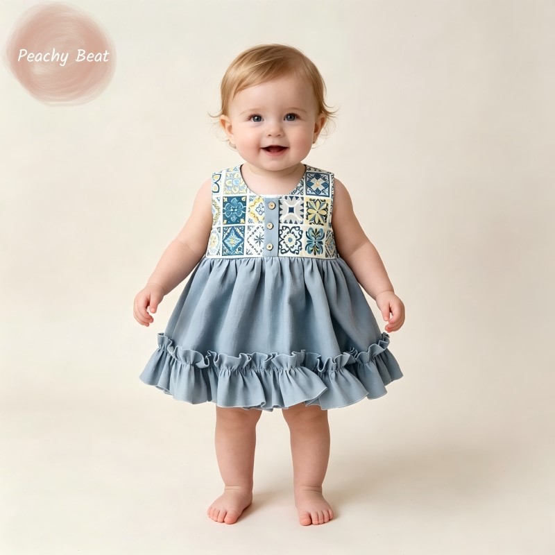 Modischer Neugeborenen-Strampl – Baby Summer Linen Sleeveless Jumpsuit Bewertung und Preis