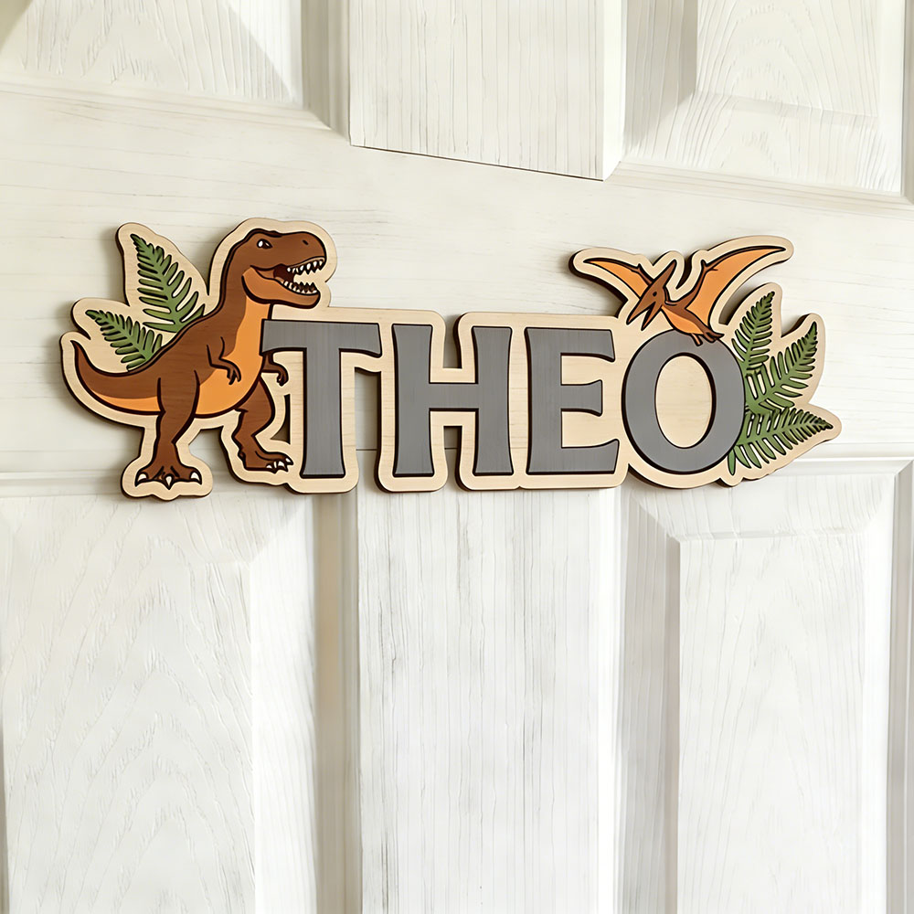 Personalisiertes Dinosaurier-N – Nursery Bewertung und Preis