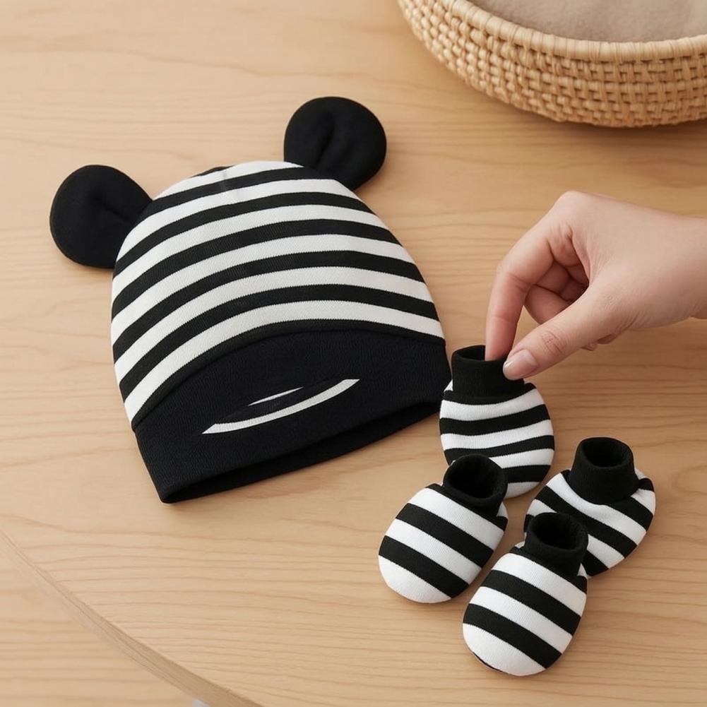 Anti-Kratz-Handschuhe für Neug – Infant Beanie Hat With Ears Bewertung und Preis