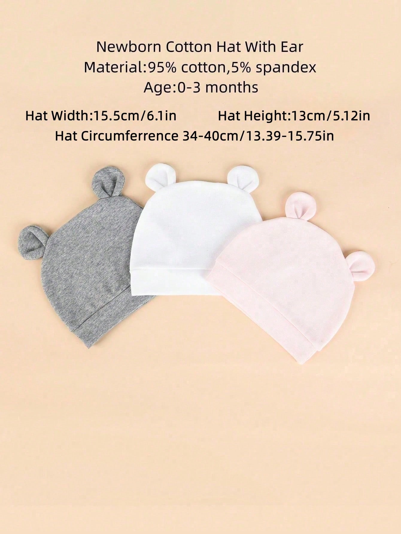 3er-Pack Neugeborenen-Mützen a – Infant Beanie Hat With Ears Bewertung und Preis