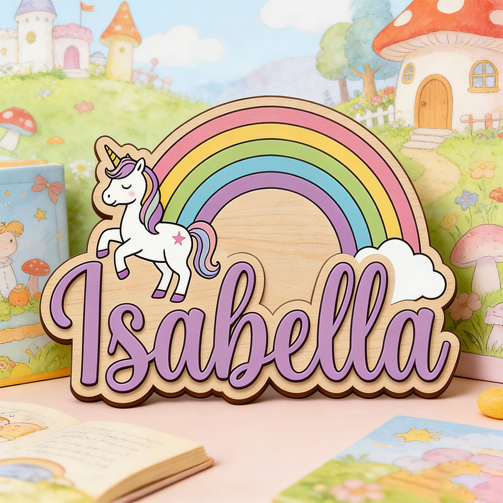 Einhorn & Pastell-Regenbogen P – Nursery Bewertung und Preis