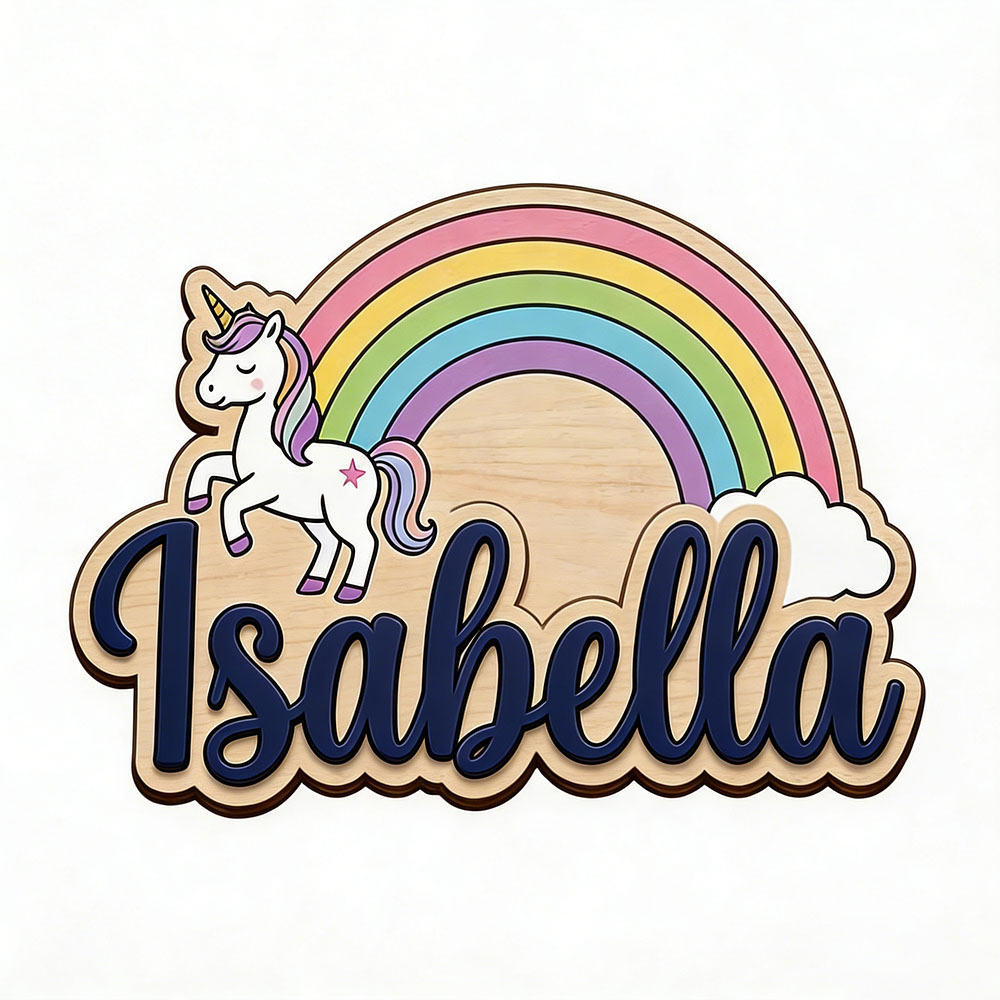 Einhorn & Pastell-Regenbogen P – Nursery Bewertung und Preis