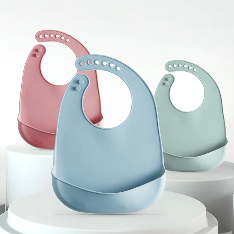 1-5 Stück Baby-Silikon-Lätzche – Waterproof Baby Bibs Silicone Bewertung und Preis