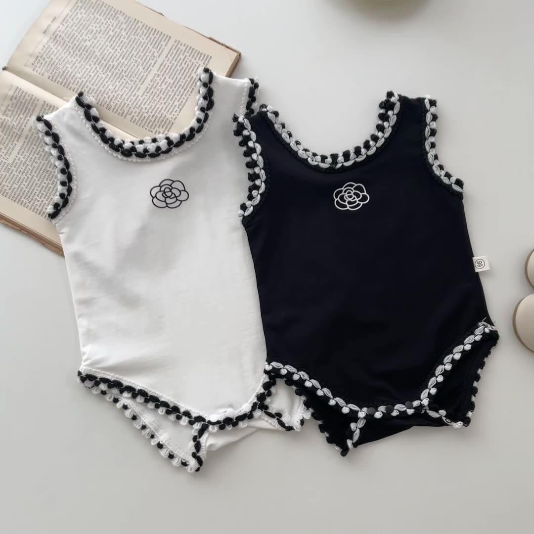 Kleinkind Baby Mädchen Junge B – Baby Summer Linen Sleeveless Jumpsuit Bewertung und Preis