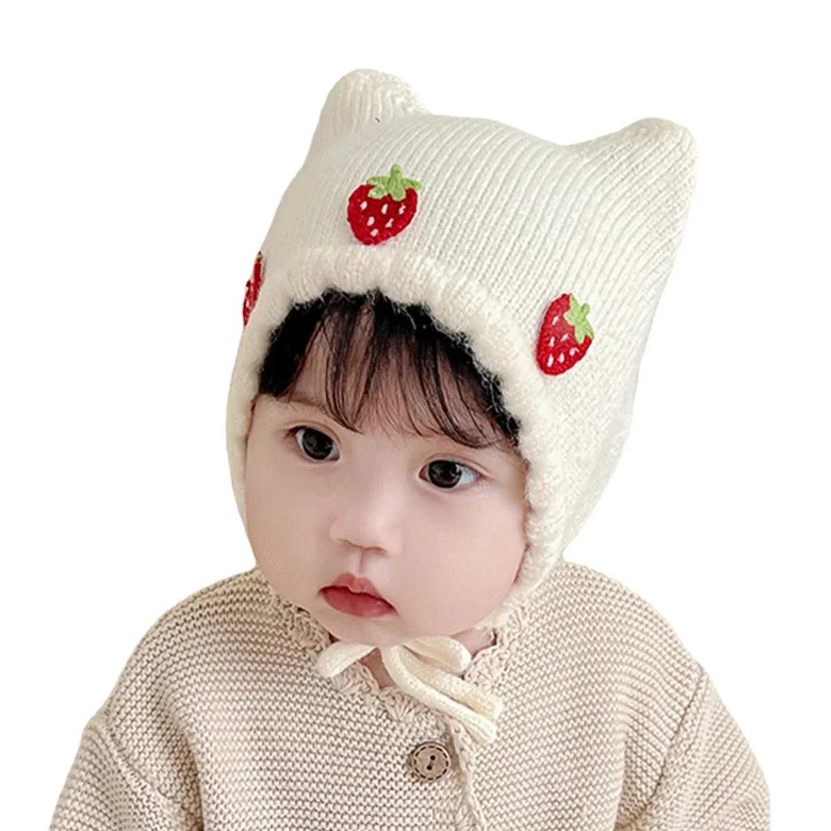 Neue Herbst Winter Baby Mädche – Infant Beanie Hat With Ears Bewertung und Preis
