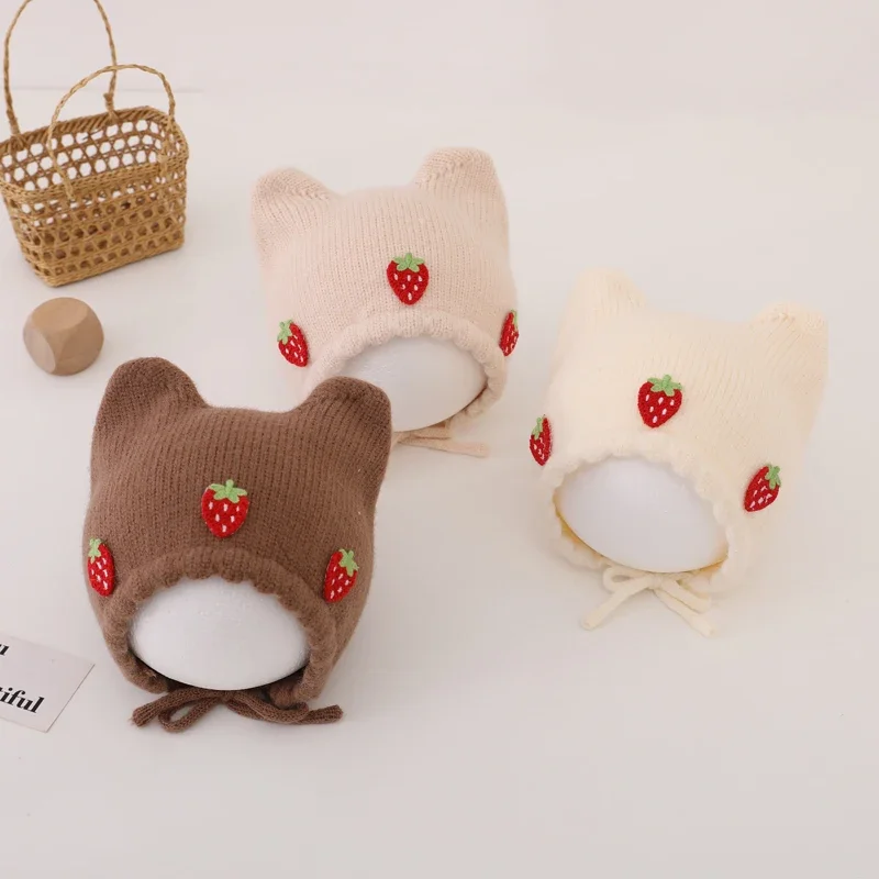 Neue Herbst Winter Baby Mädche – Infant Beanie Hat With Ears Bewertung und Preis