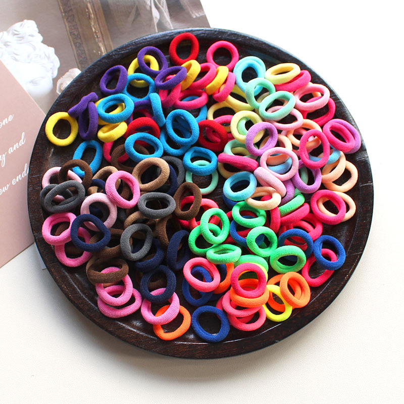 100 Teile/los Elastische Haarb – Baby Gear Bewertung und Preis