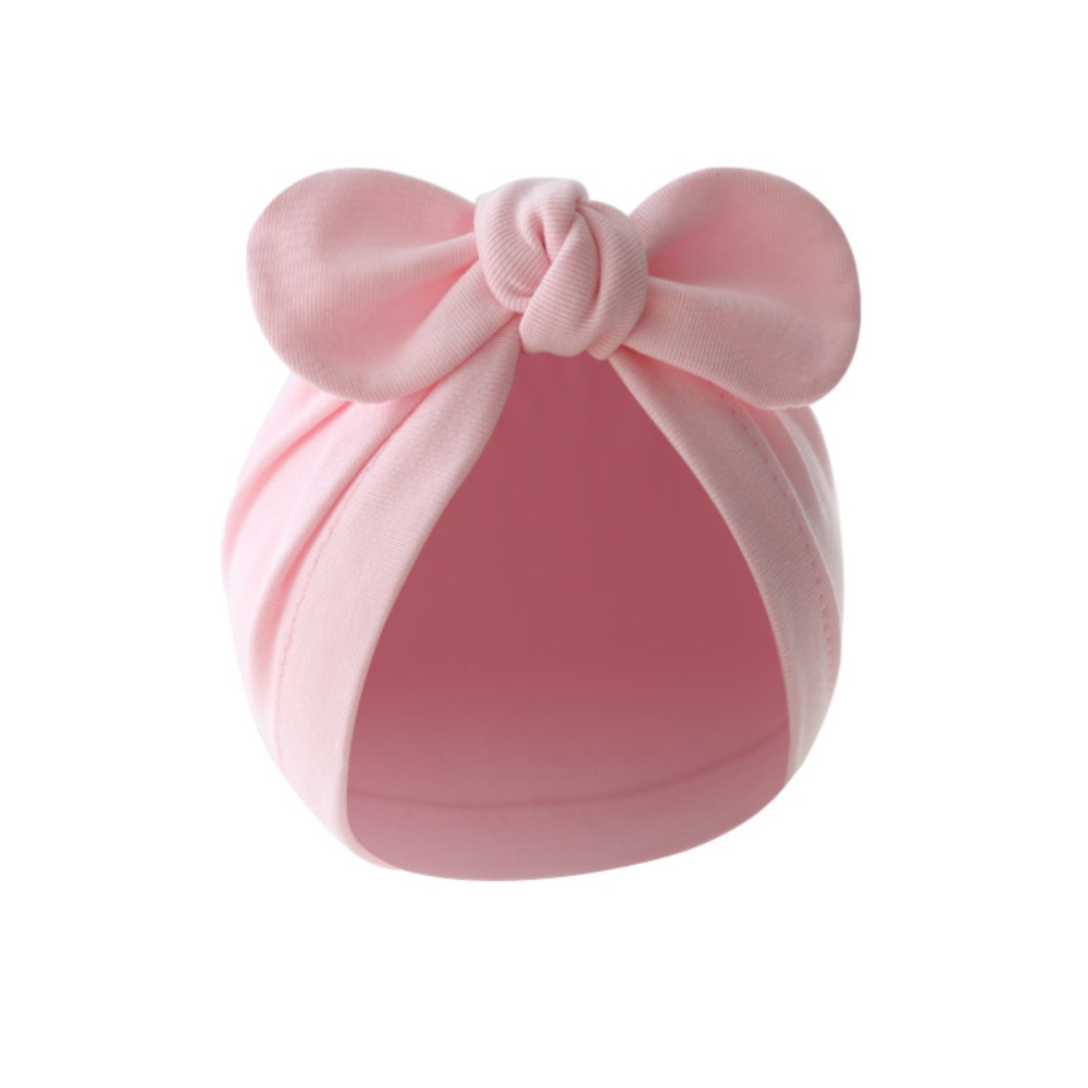 Niedliche Blumen-Knoten-Mütze  – Infant Beanie Hat With Ears Bewertung und Preis