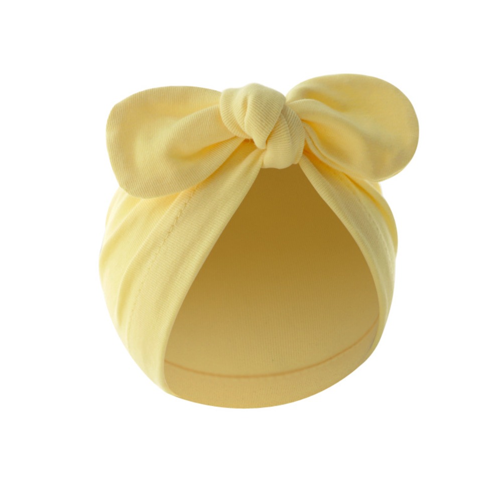 Niedliche Blumen-Knoten-Mütze  – Infant Beanie Hat With Ears Bewertung und Preis