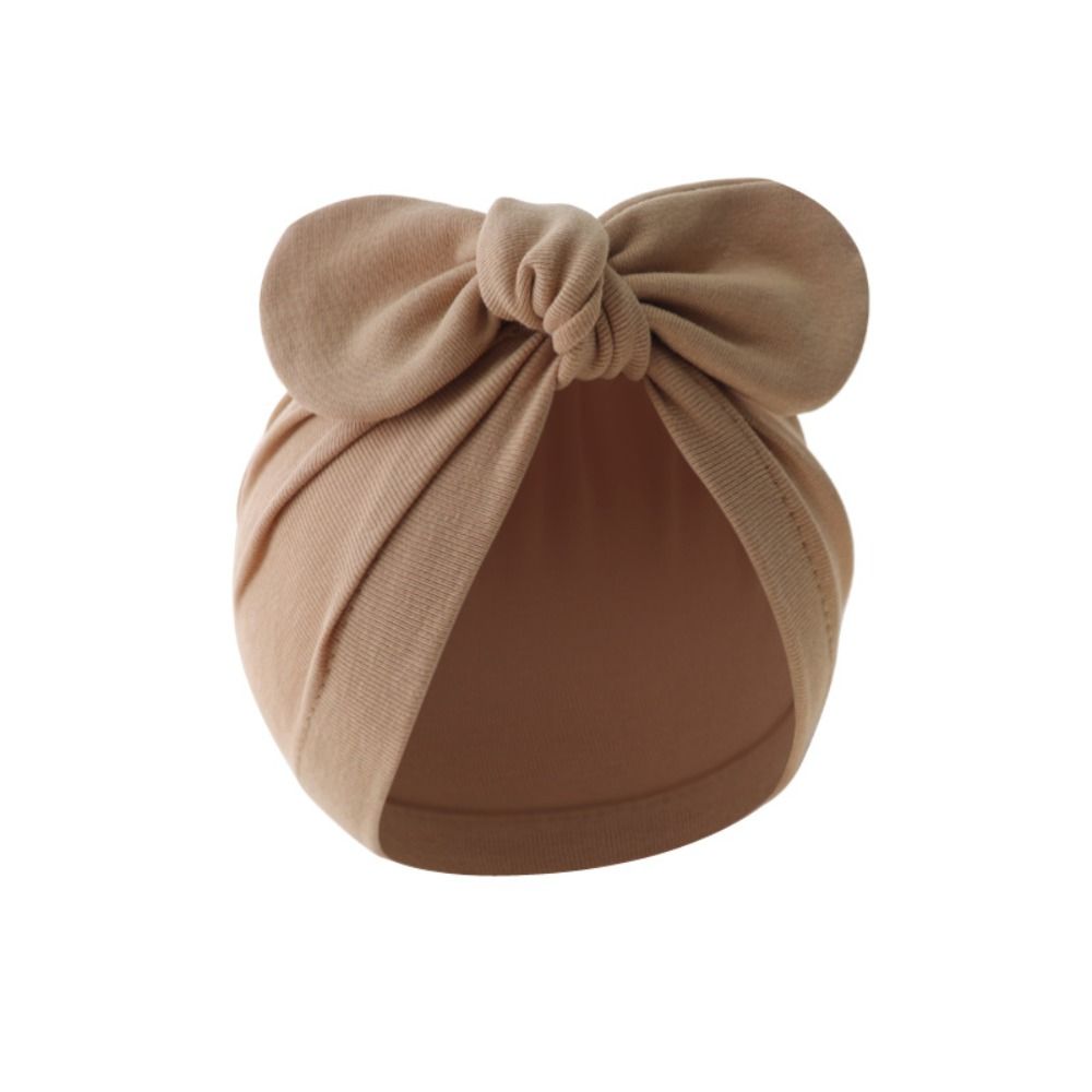 Niedliche Blumen-Knoten-Mütze  – Infant Beanie Hat With Ears Bewertung und Preis