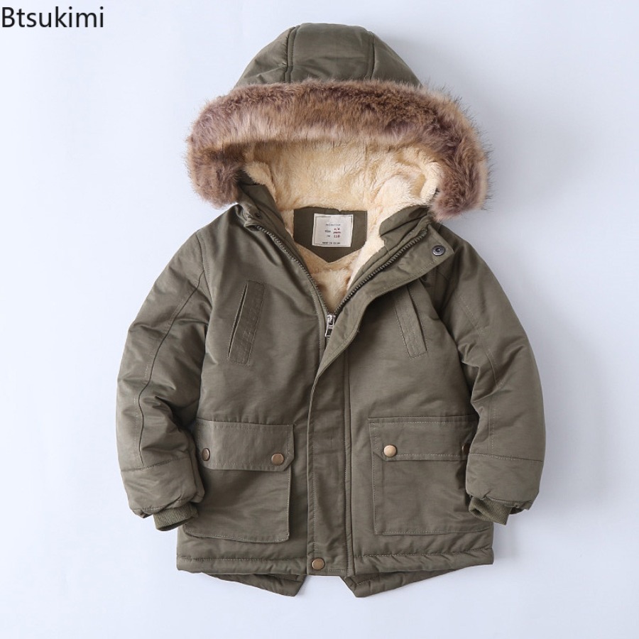 Mit Fleece gefütterte Kindermä – Toddler Boy Winter Fleece Jacket Bewertung und Preis